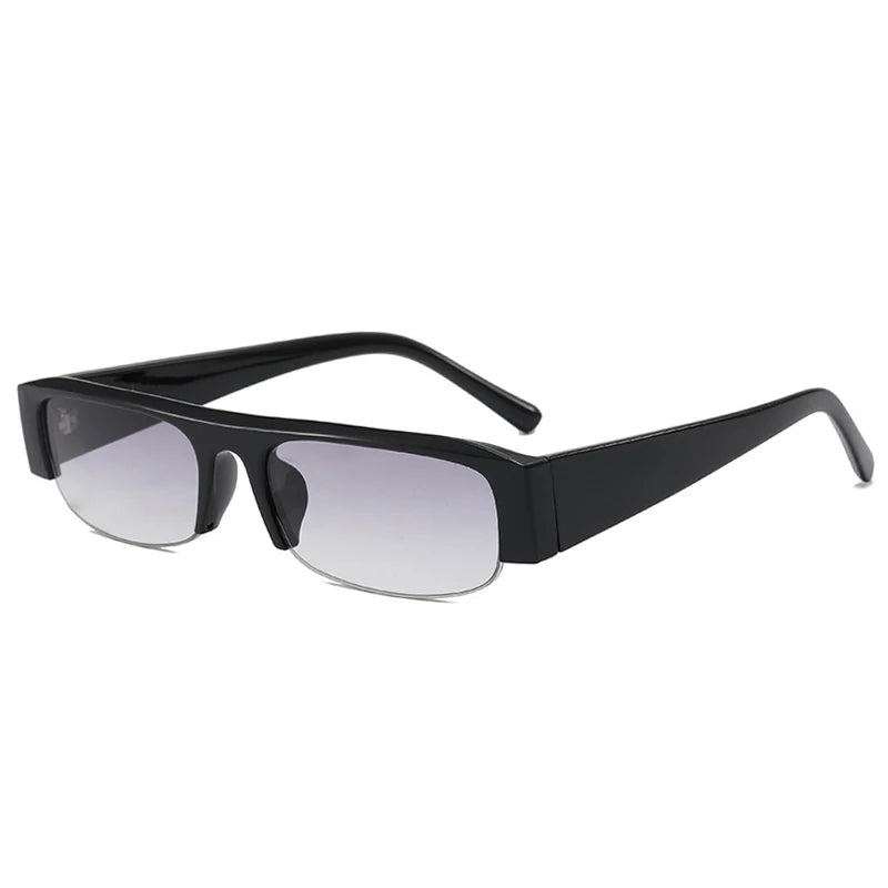 Lunettes de Soleil Rectangulaires Vintage — Unisexe, Protection UV400, 12 Coloris